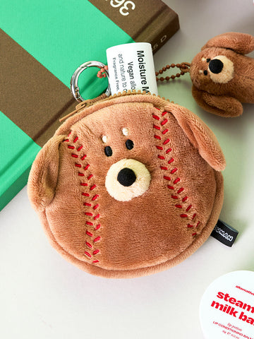JOGUMAN WOODY MINI POUCH BASEBALL 棒球迷你收納小包鑰匙扣