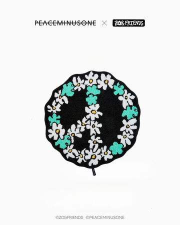 PEACEMINUSONE × ZO&FRIENDS Rug｜聯名 Peace Symbol 造型地毯
