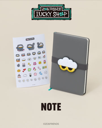 ZO&FRIENDS ZOA Lucky Shop Notebook | Includes Exclusive Stickers