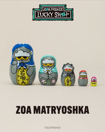 ZO&FRIENDS ZOA Matryoshka/Figurine Matryoshka｜Lucky Shop