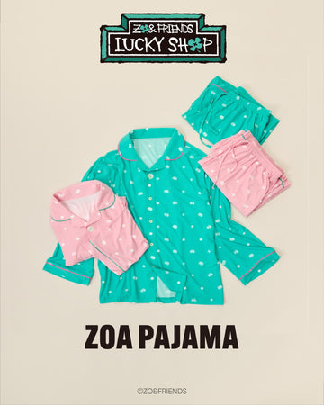 ZO&FRIENDS ZOA 家居服／睡衣套裝 Pajama Set｜Lucky Shop（2款）
