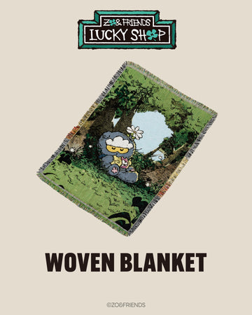 ZO&FRIENDS ZOA 梭織毛毯 Woven Blanket｜Lucky Shop