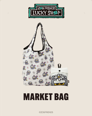 ZO&FRIENDS ZOA 環保購物袋 Market Bag｜Lucky Shop