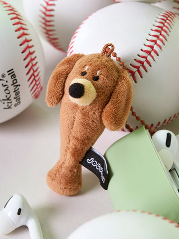 JOGUMAN WOODY BASEBALL BAT PLUSH KEYRING 棒球棒毛絨鑰匙扣