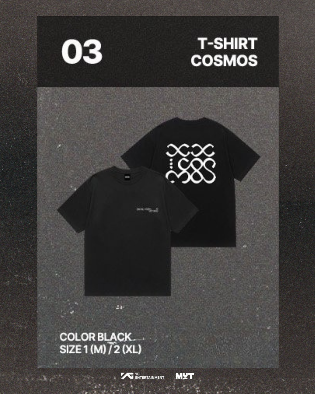 BIGBANG 20th Anniversary COSMOS T-Shirt｜20週年展覽短袖T恤