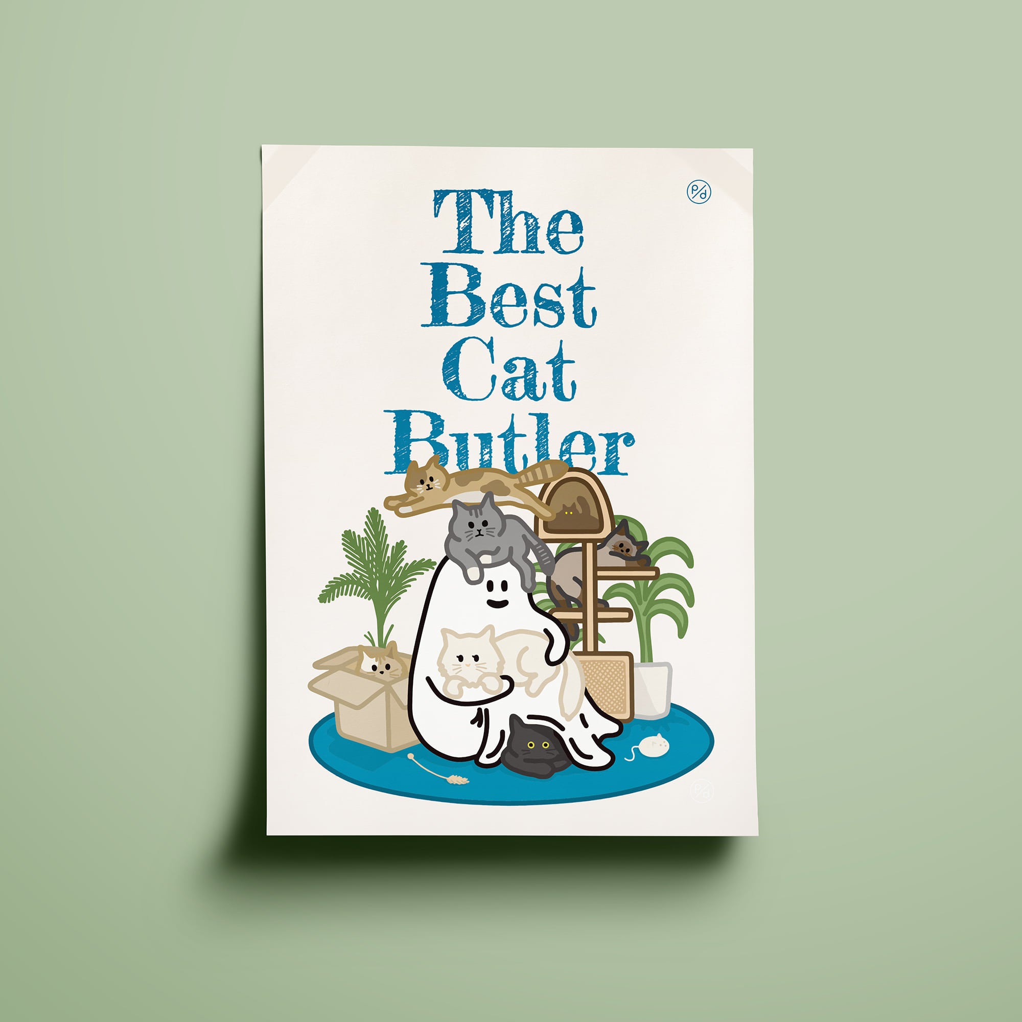 Percentage/Design p/d 幽靈大軍 The Best Cat Butler Poster [最棒的貓執事] A3 海報