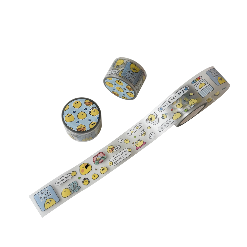 Second Morning Daily Lemony (kiss-cut) Masking Tape 紙膠帶