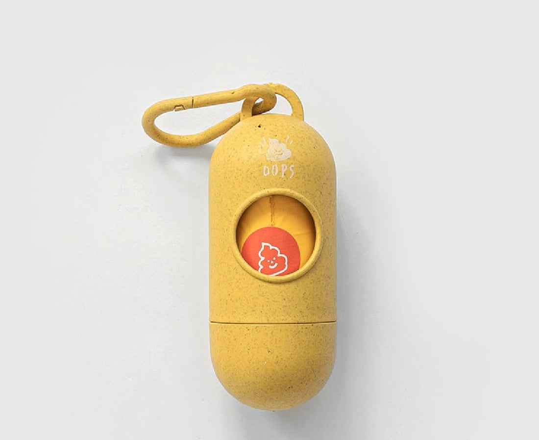 【韓國連線】 Bite Me - Eco-friendly Poop Bag & Dispenser 便便袋套裝（2款）