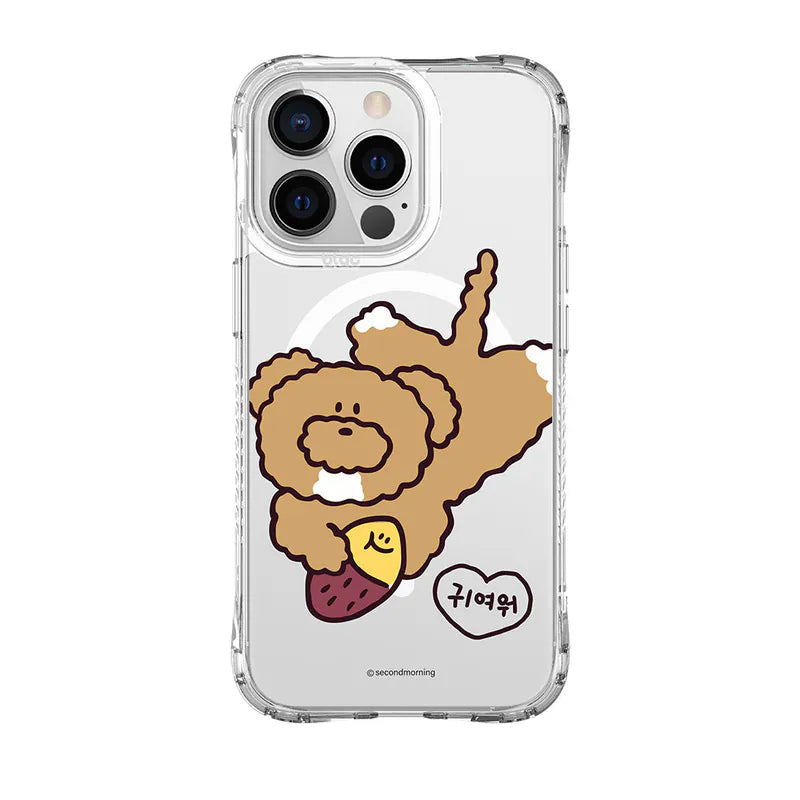 Second Morning Phone Case 狗狗拿地瓜 抗黃防摔 MagSafe 手機殼 - iPhone