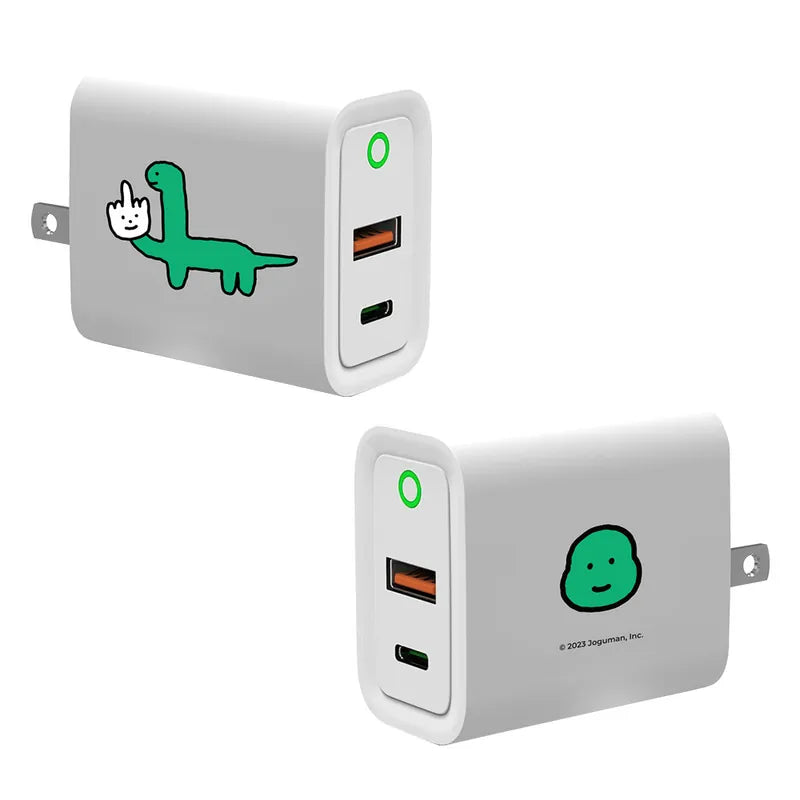 Joguman Studio Charging Adapter 經典手勢 USB3.0+PD20W 雙孔充電器