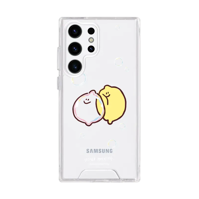 Second Morning Phone Case 泡泡檸檬 防摔透明手機殼 - SAMSUNG