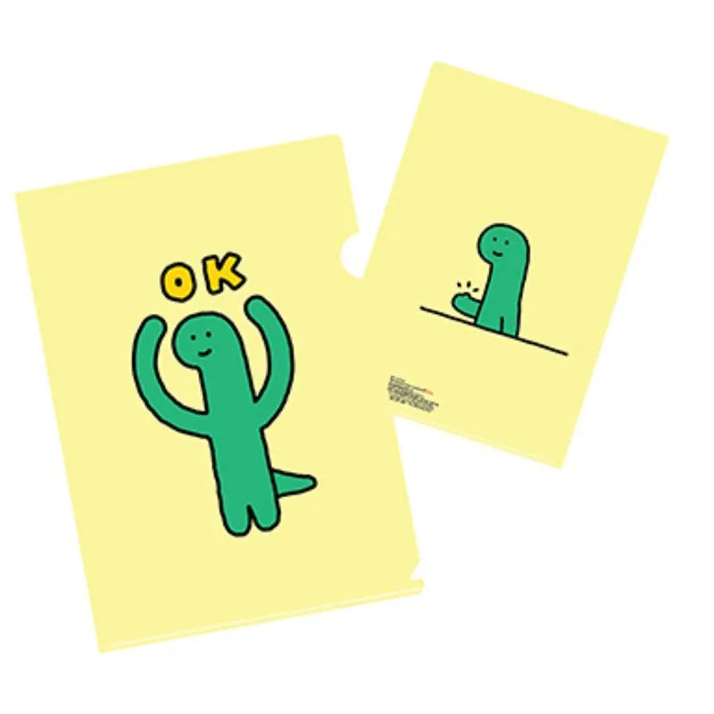 【現貨】JOGUMAN L-Shape PP File Folder A4 文件夾（4款）