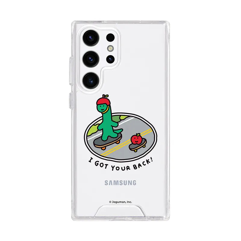 Joguman Studio Phone Case 蘋果滑板樂防摔透明手機殼 - SAMSUNG