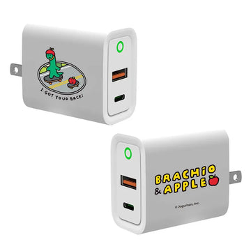Joguman Studio Charging Adapter 蘋果滑板樂 USB3.0+PD20W 雙孔充電器