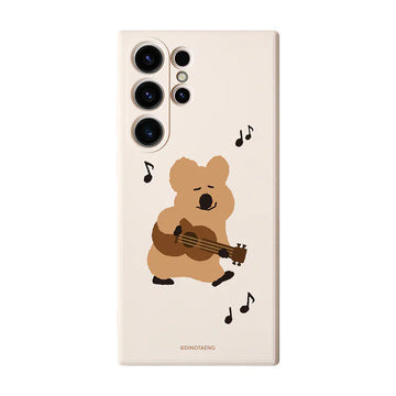 DINOTAENG 烏克麗麗 純色矽膠手機殼 Phone Case - SAMSUNG