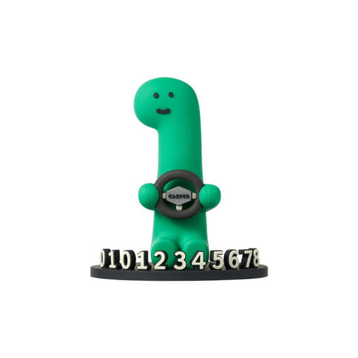 CASPER with JOGUMAN Parking Plate 立體停車號碼牌