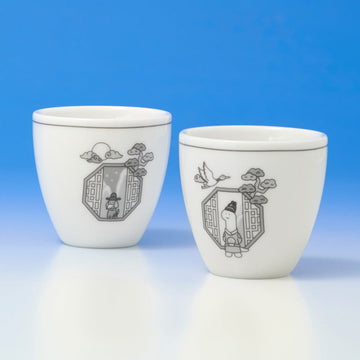 JOGUMAN STUDIO Ceramic Soju Shot Glass Set 陶瓷燒酒杯（2入）｜KOREA EDITION 韓國限定系列