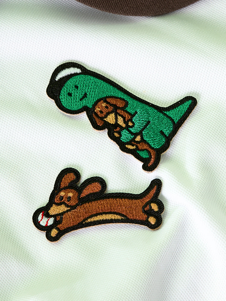 JOGUMAN WOODY EMBROIDERED PATCH BASEBALL 棒球刺繡徽章