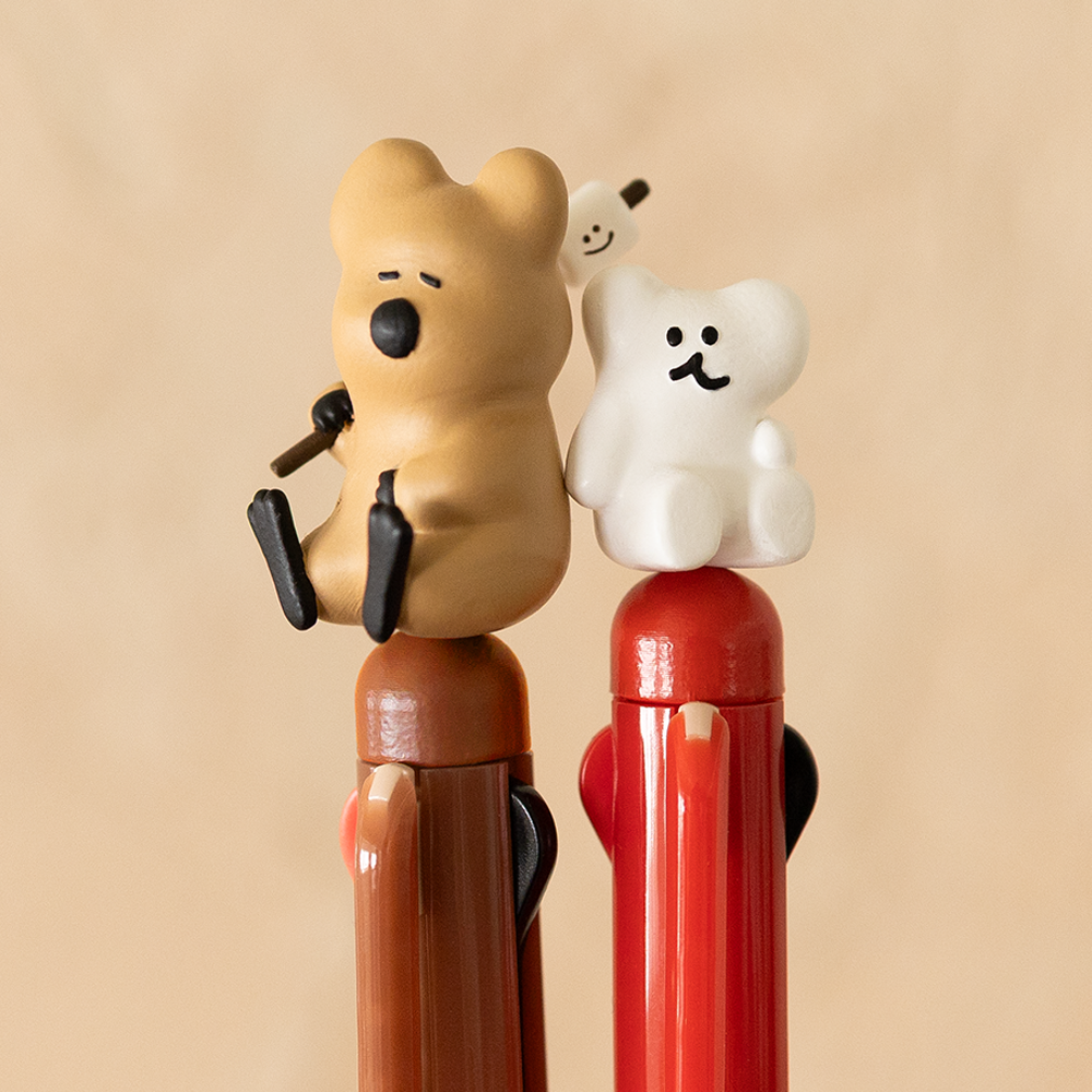 Dinotaeng Quokka & BOBO Figure Multi Pen 4色多色筆 (2款）