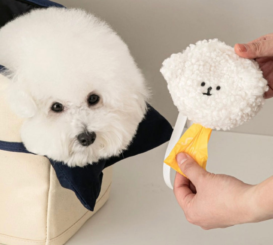 【韓國連線】 Bite Me - Bichon Poop Bag Pouch 比熊便便袋