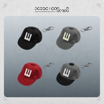 【現貨】BIGBANG 20th ANNIVERSARY COSMOS Baseball Cap Keyring（Random）｜20週年展覽 棒球帽鎖匙扣（隨機款）