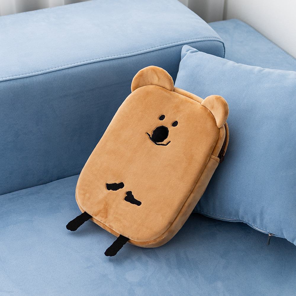 韓国人気【Dinotaeng】BOBO pressed ipad pouch 送料無料 Dinotaeng Quokka Hashbrown iPad Pouch 平板電腦保護套(2款)