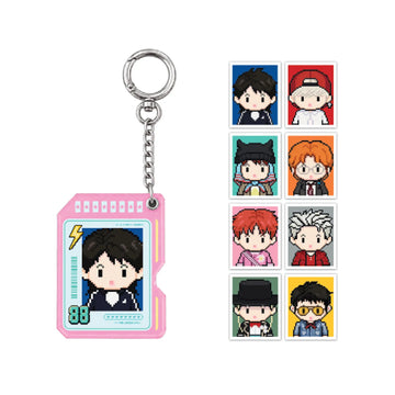G-DRAGON x FAM ACRYLIC ID PHOTO HOLDER KEYRING 證件相亞加力鎖匙扣｜G: A BOY'S JOURNEY