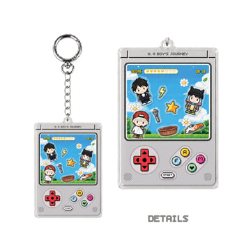 G-DRAGON x FAM ACRYLIC SHAKER KEYRING 亞加力搖搖鎖匙扣｜G: A BOY'S JOURNEY