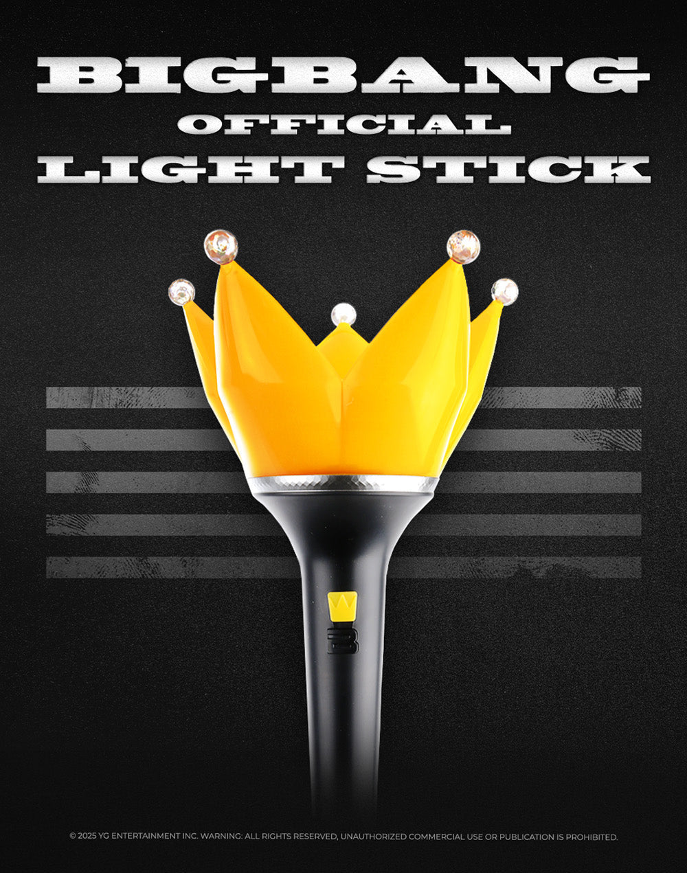 【官方應援手燈】BIGBANG OFFICIAL LIGHT STICK V.4 皇冠燈第四代應援手燈