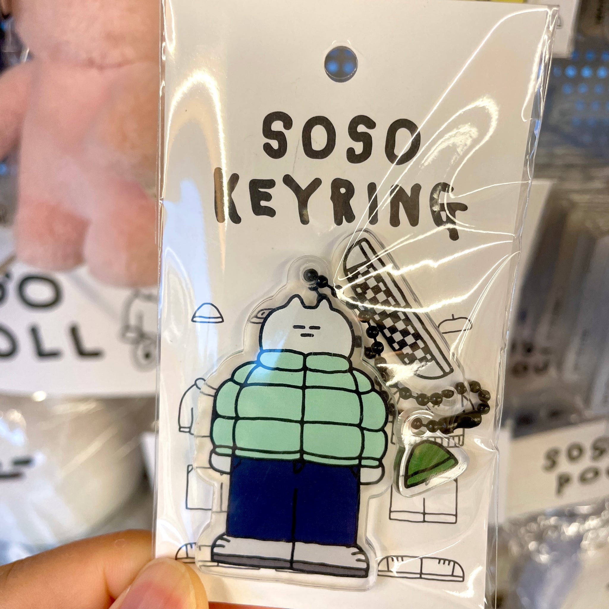【韓國連線】SOSO Acrylic Keyring