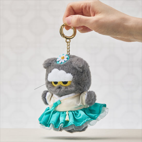 ZO&FRIENDS ZOA K-Edition Plush Keyring 貴族小姐款 掛袋及細節圖 4