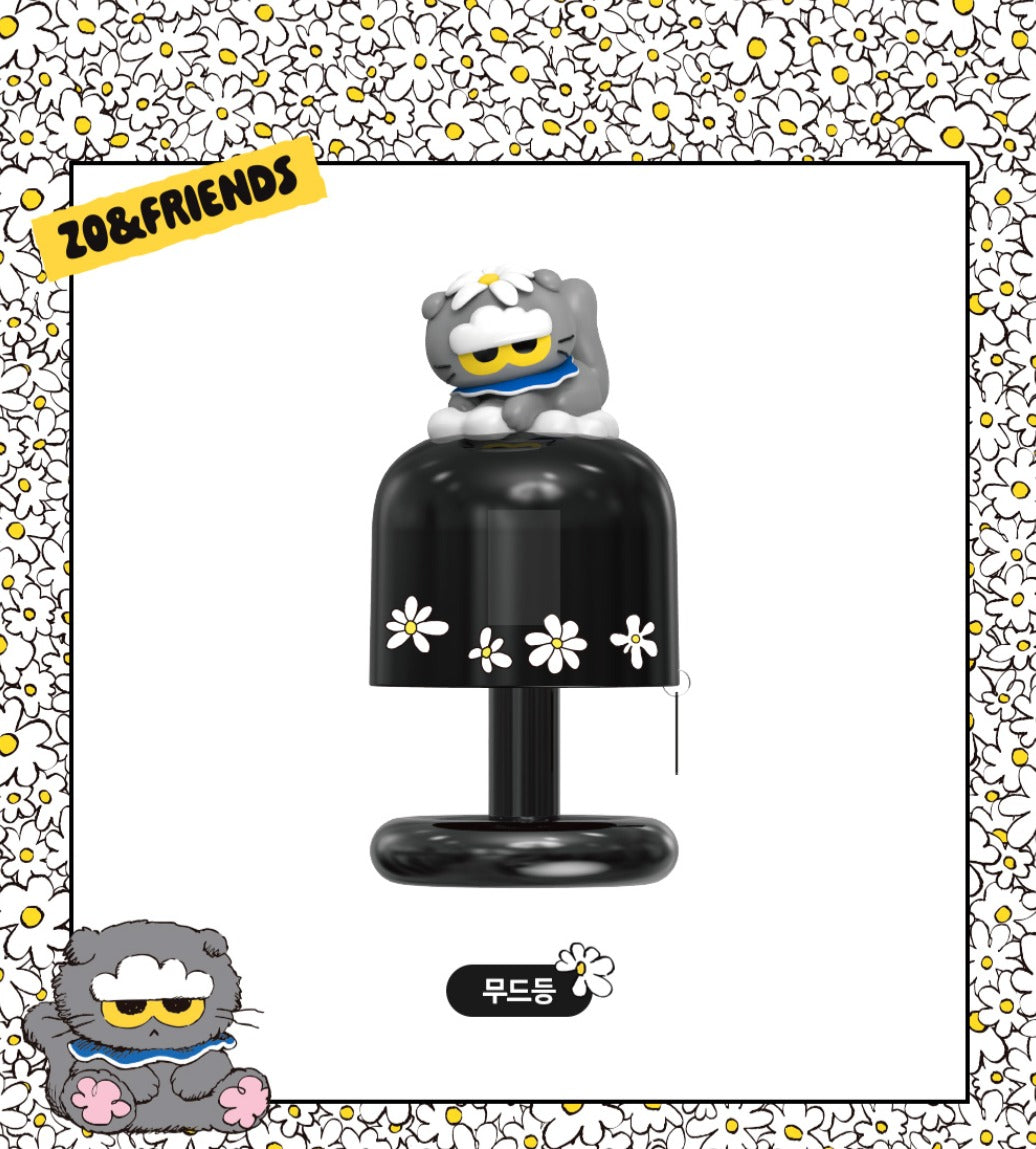 ZO&FRIENDS x ROYCHE ZOA Figure Mood Lamp 黑色桌上氣氛燈
