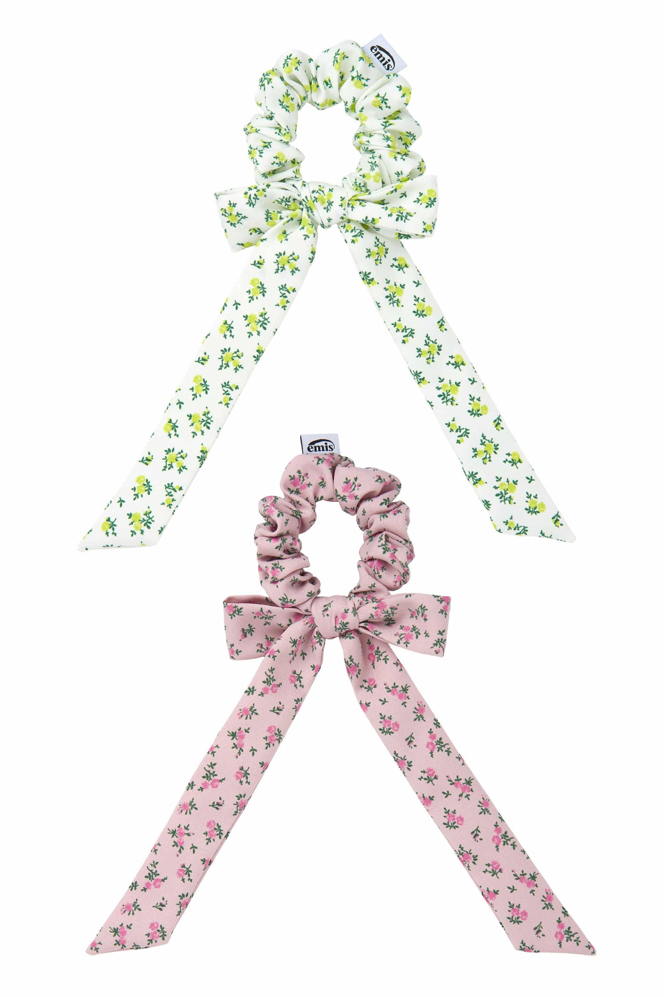 EMIS FLOWER RIBBON SCRUNCHIE 髮圈（2款）