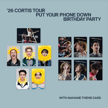 〔8/31 23:59截〕CORTIS × NAMANE Theme Card（12款）｜韓國支付・交通預付卡｜2026 TOUR 〈PUT YOUR PHONE DOWN〉