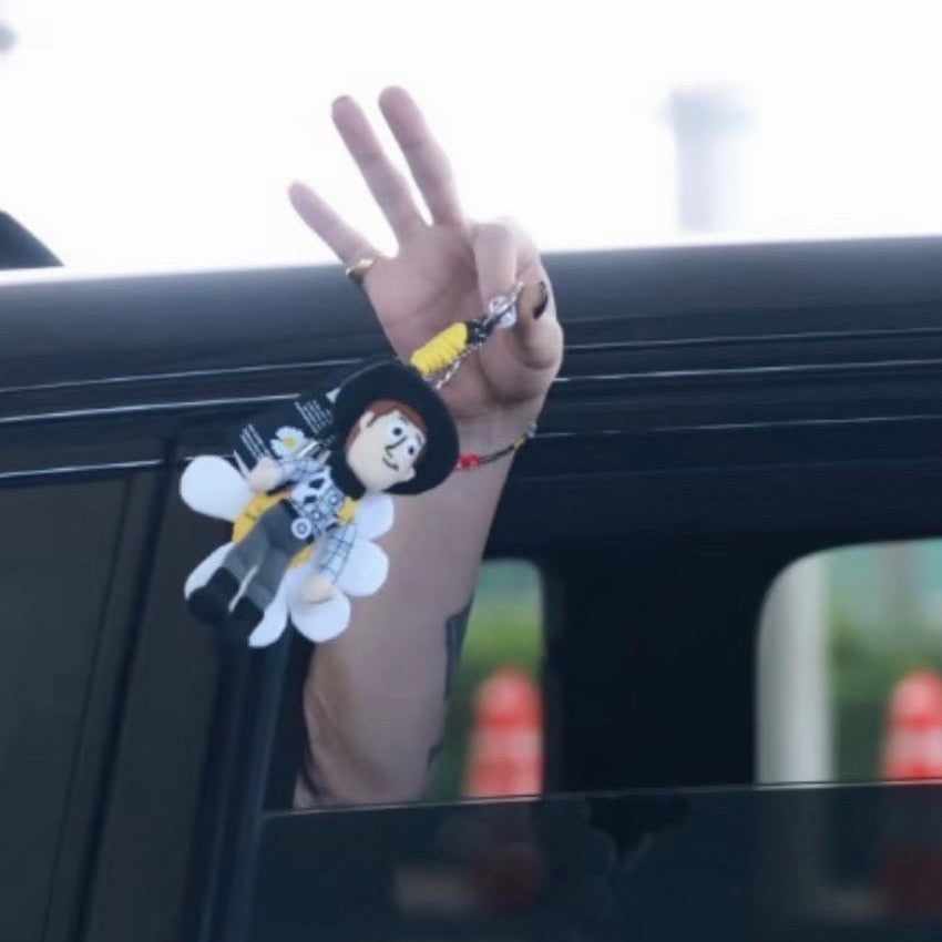 Toy Story × PEACEMINUSONE Plush Key Ring｜Woody / Jessie 毛絨公仔匙扣