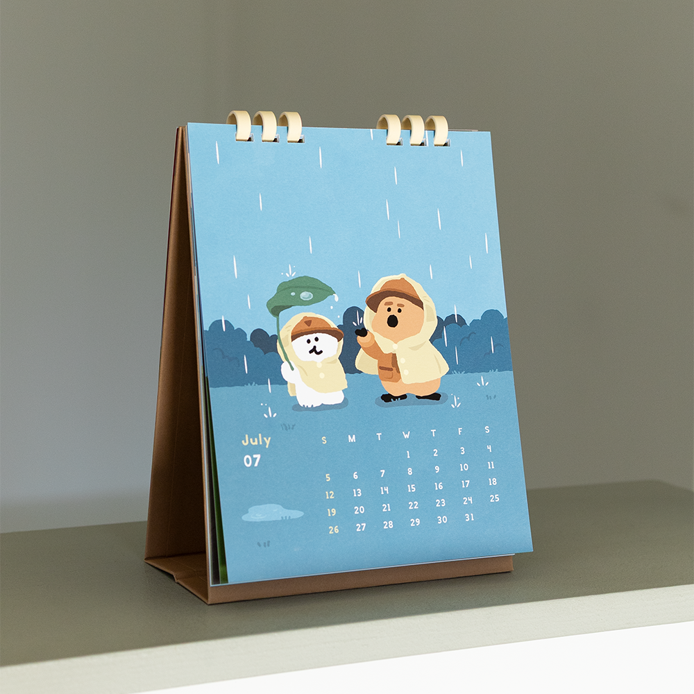 Dinotaeng 2026 Table Calendar 檯曆