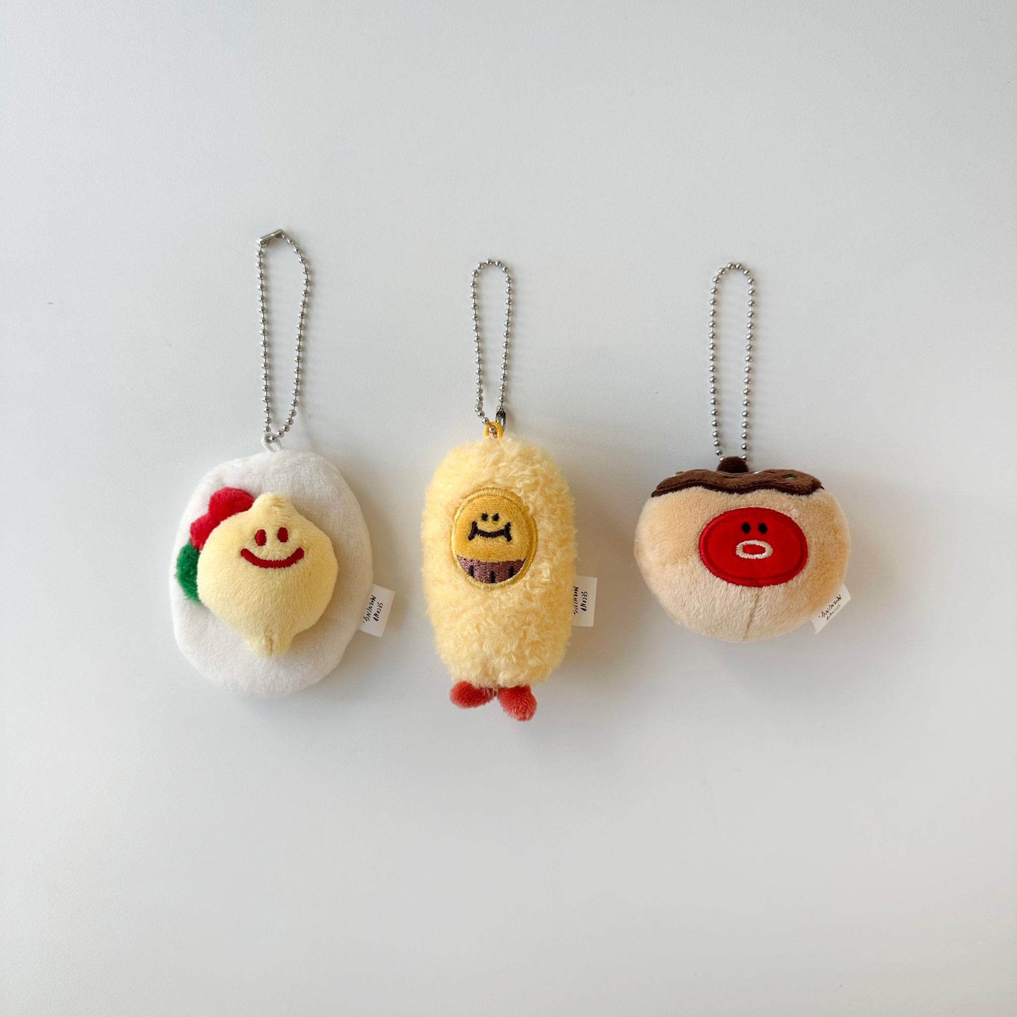 Second Morning Yum Yum Plush Keyring 鎖匙扣（3款）