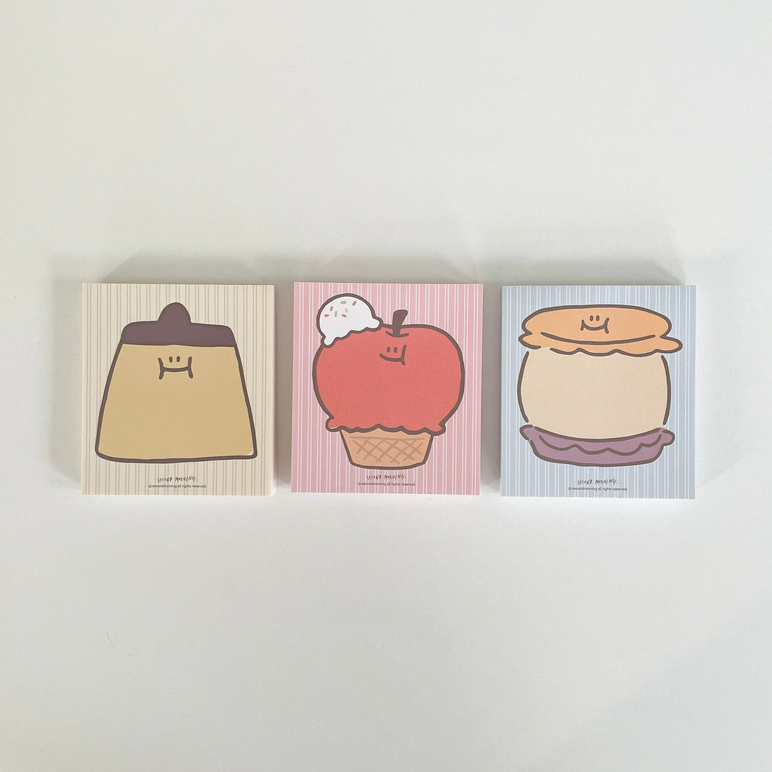 【現貨】Second Morning Dessert Memo Pad 便條紙（3款）
