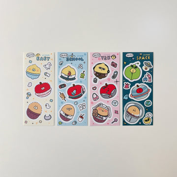 Second Morning Series Sticker 三劍客角色主題貼紙（4款）