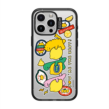 [Joguman Studio x VICXXO] Lemon Clear "Lemon Stickers No.1" Phone Case 防撞手機殼 - iPhone