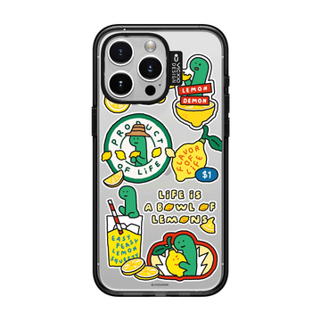 [Joguman Studio x VICXXO] Lemon Clear "Lemon Stickers No.2" Phone Case 防撞手機殼 - iPhone