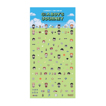 G-DRAGON x FAM MICRO DECO STICKER 迷你裝飾貼紙｜G: A BOY'S JOURNEY