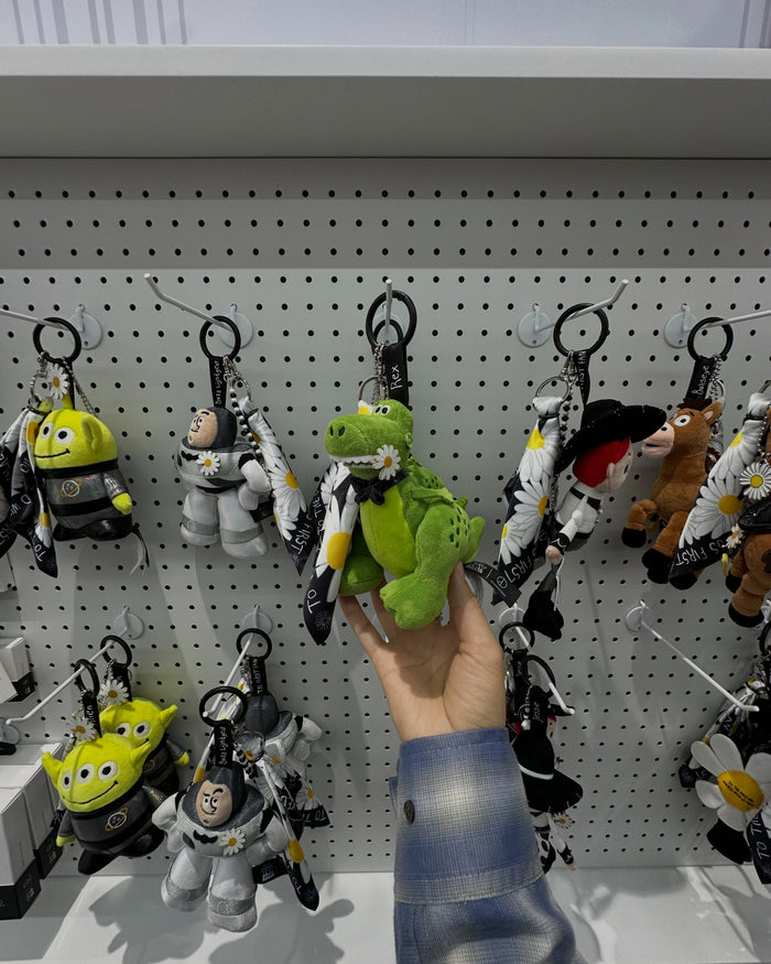 Toy Story × PEACEMINUSONE Rex 抱抱龍 Plush Blind Key Ring 毛絨公仔匙扣展示參考