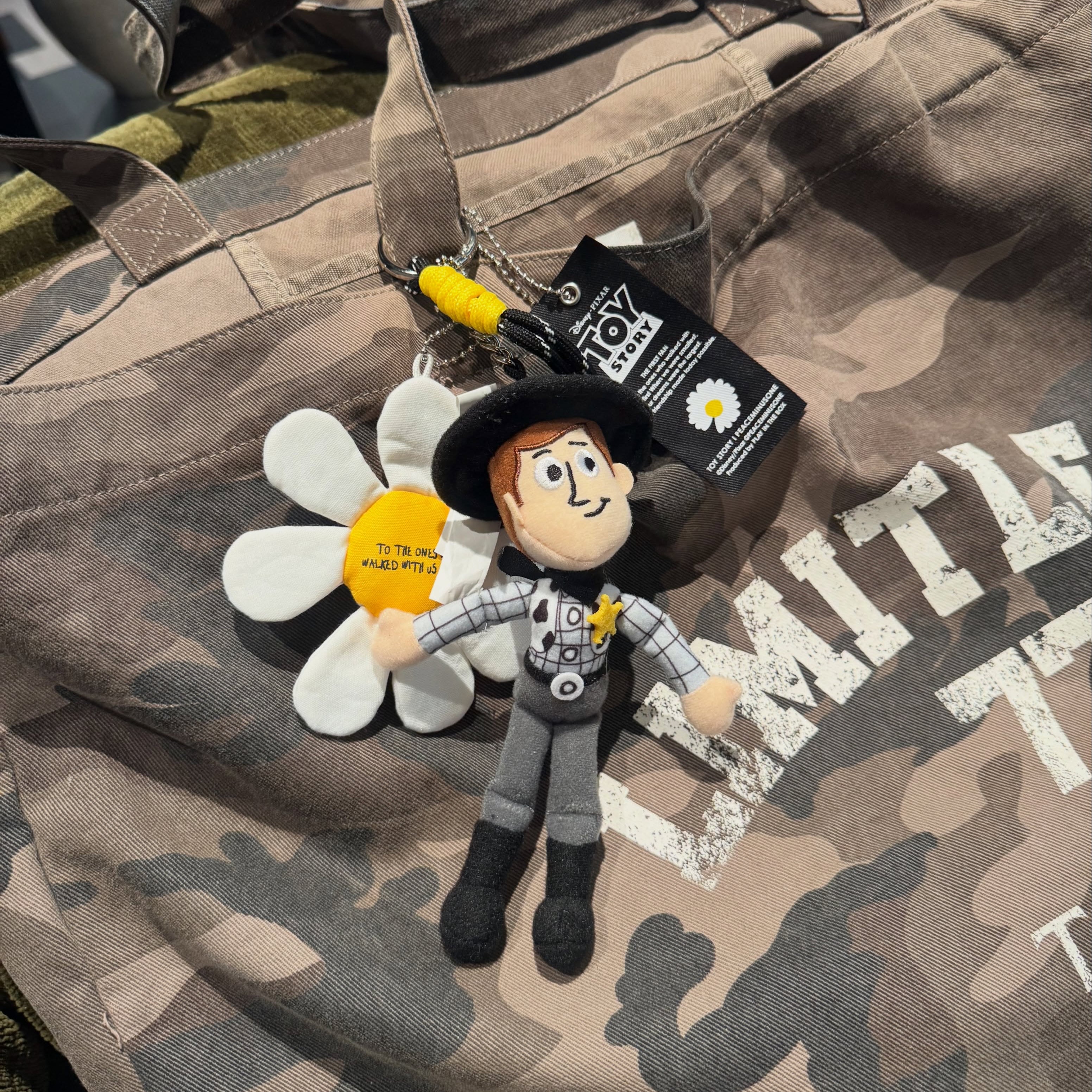 Toy Story × PEACEMINUSONE Plush Key Ring｜Woody / Jessie 毛絨公仔