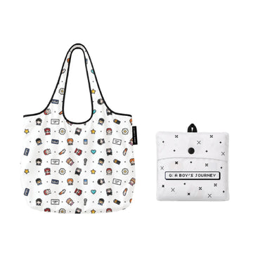 G-DRAGON x FAM POCKETABLE BAG 摺疊購物袋｜G: A BOY'S JOURNEY