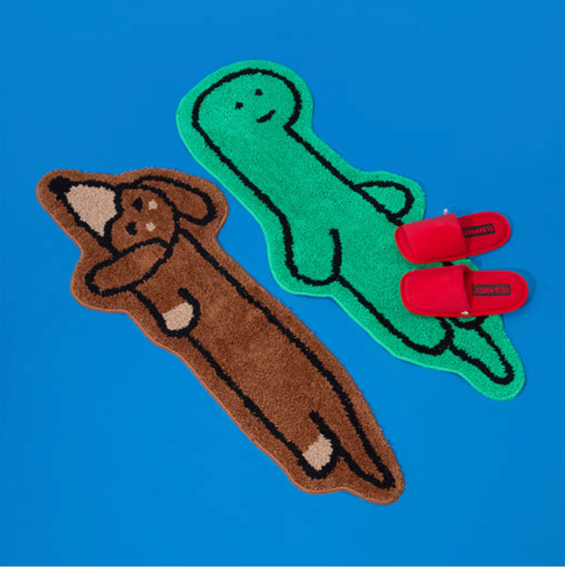 【YOUR STUBBY NEIGHBORHOOD】Joguman Studio Brachio & Woody Hero Rug ｜地墊 (2款）