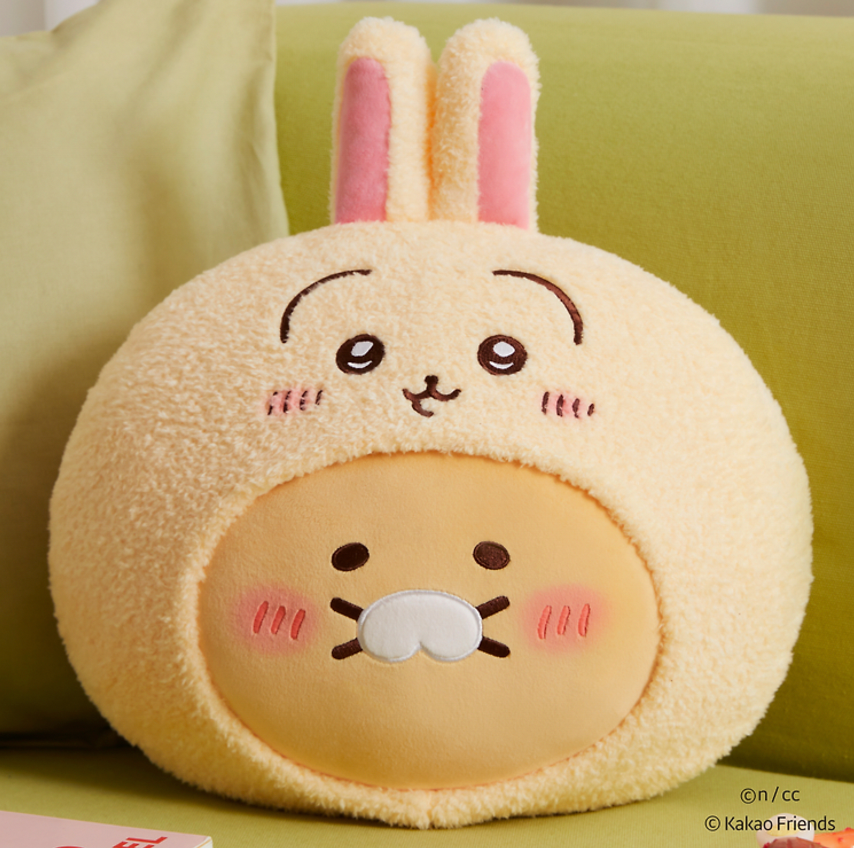 Kakao Friends x Chiikawa Face Cushion 大頭咕臣（3款）