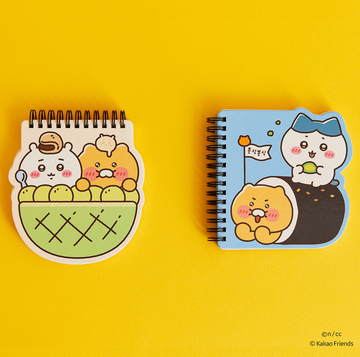 Kakao Friends x Chiikawa Mini Spring Note 迷你記事本（2款）