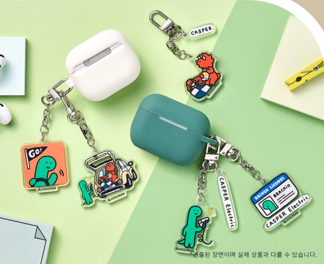 CASPER with JOGUMAN Acrylic Keyring 鎖匙扣（5款）