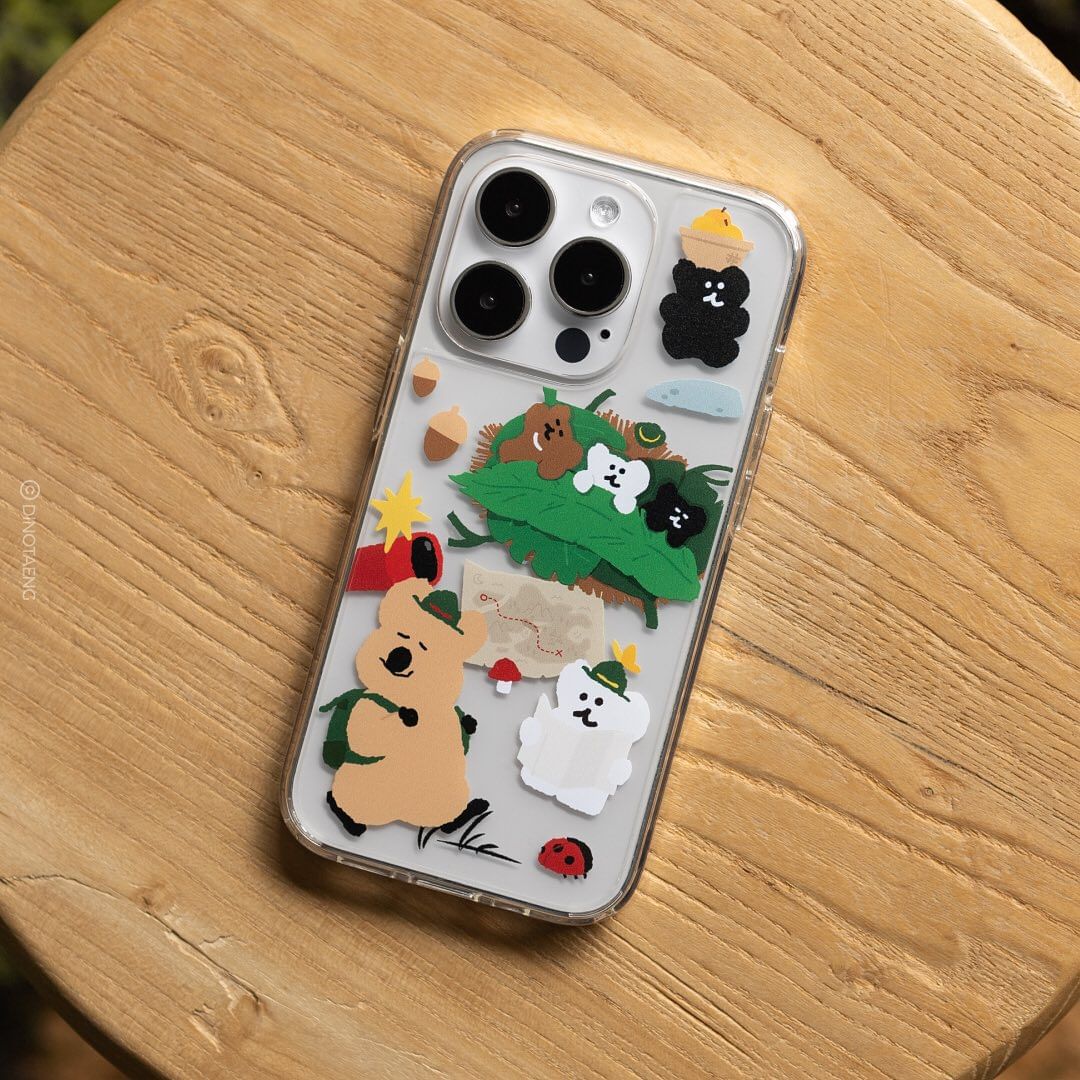 [Quokka & Bobo in the Woods] iPhone Clear Case 手機殻（2款款式｜6款型號）